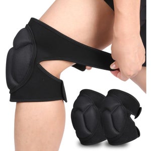 Genouillères Stadyprot Pour Chantier - Noires, Mousse, Ajustables - Taille Unique