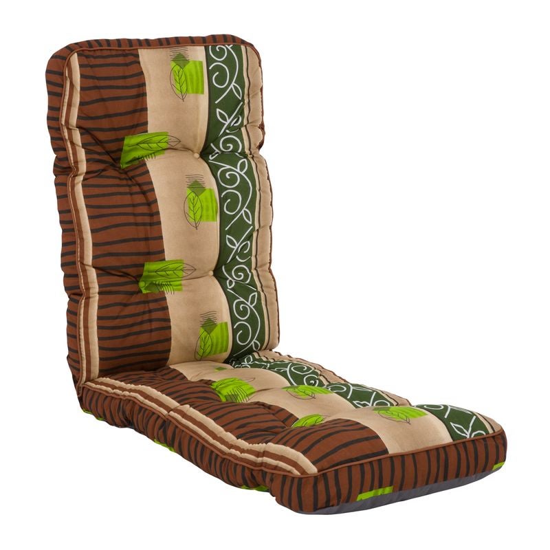 Poduszka na fotel Royal / Lena Plus 8/10 brązowy/zielony PATIO