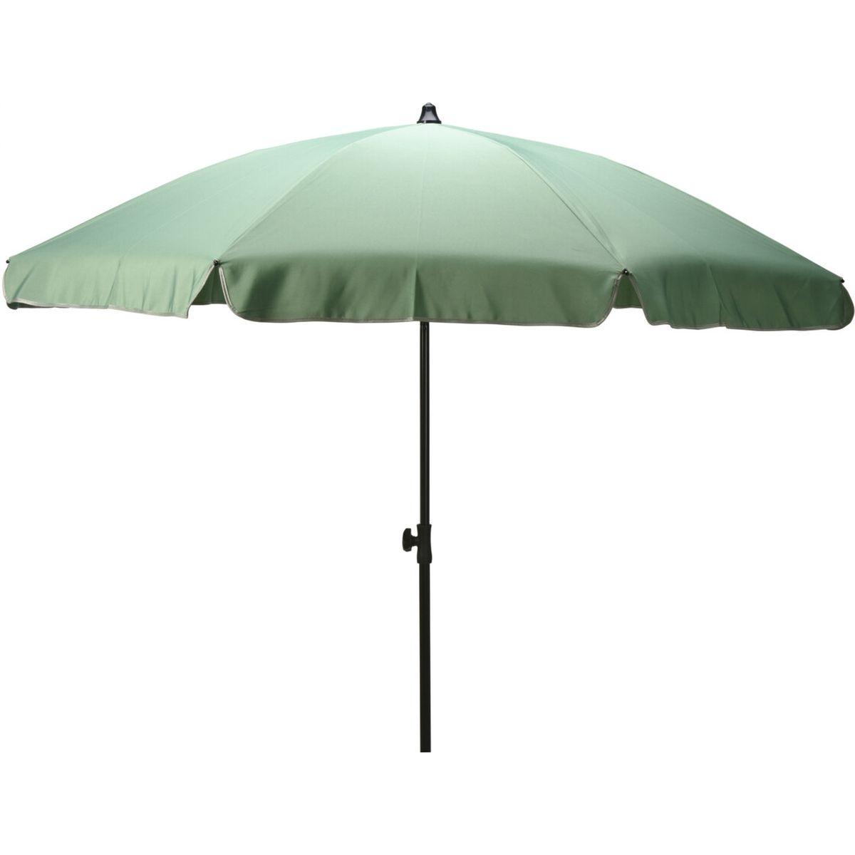 Parasol ogrodowy ProGarden 185 cm, 8 ramienny, regulacja kąta nachylenia, ochrona UPF 30+, zielony