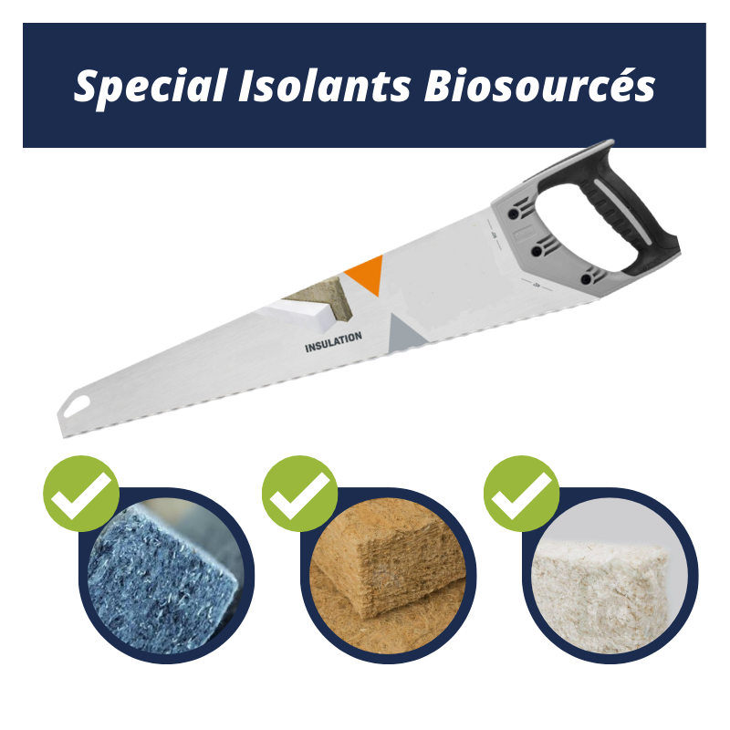 BIOScie QEM Scie pour isolant chanvre, lin, fibre de bois - 5