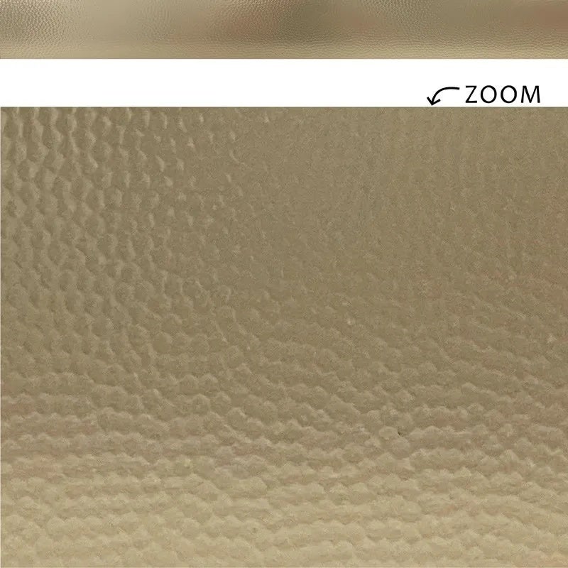 Plinthes PVC adhésives décoratives pour sol - Lot de 10 - 100x8 cm (10m) Teinte Dorée - Laiton Martelé - 2
