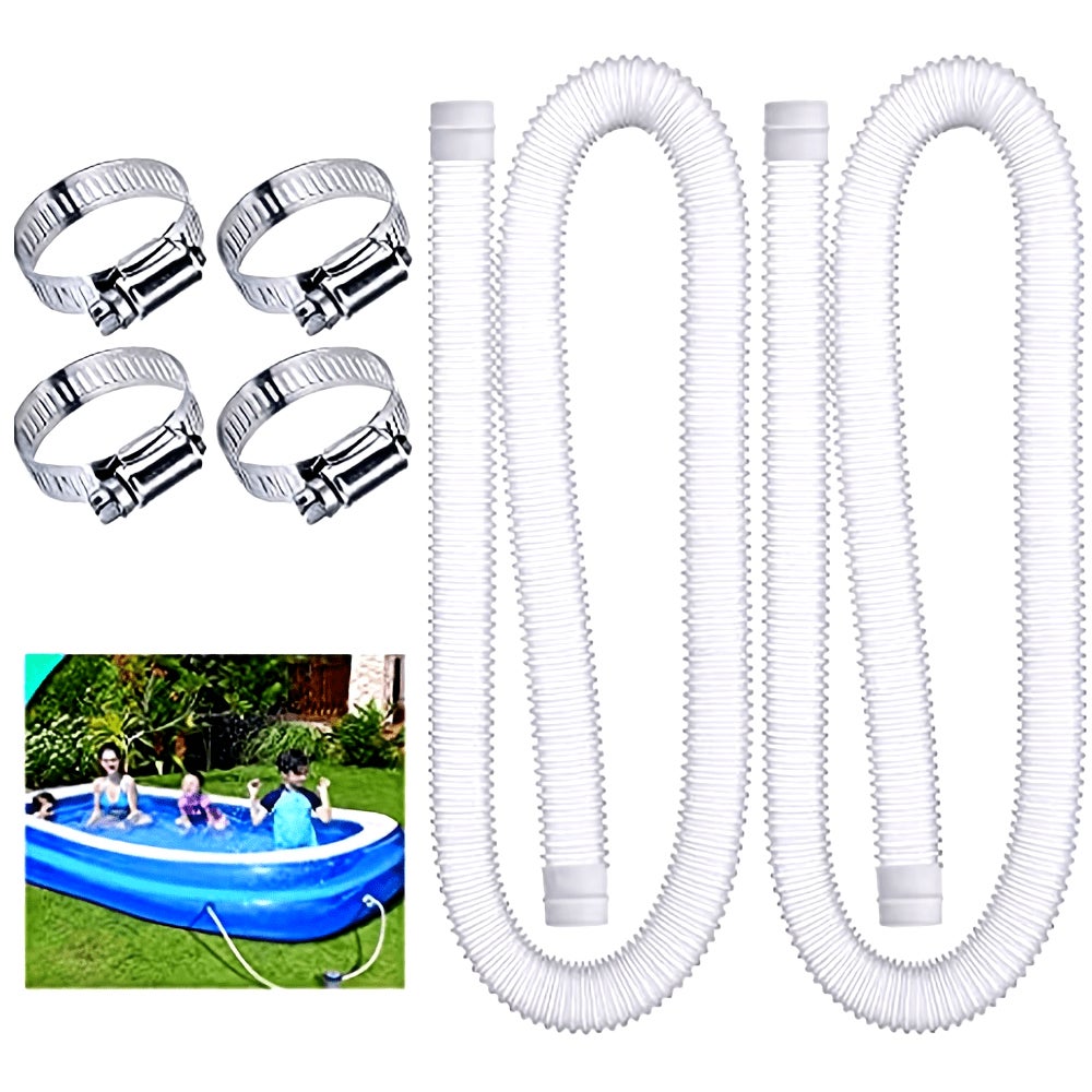 4 Tappi Di Ricambio Per Filtro Piscina Fuori Terra - Compatibili Intex, Bestway, Coleman - 2