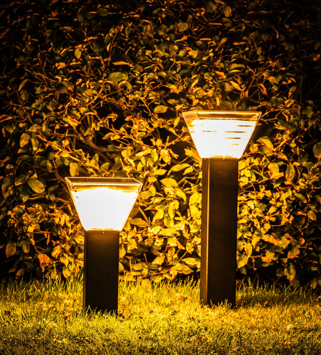 Lampe solaire Iplux® Berlin sur pied 60cm- Haute qualité - Durée de combustion 15 heures - 5