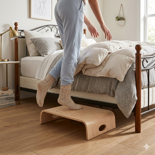 Marche Pied en bois - 5