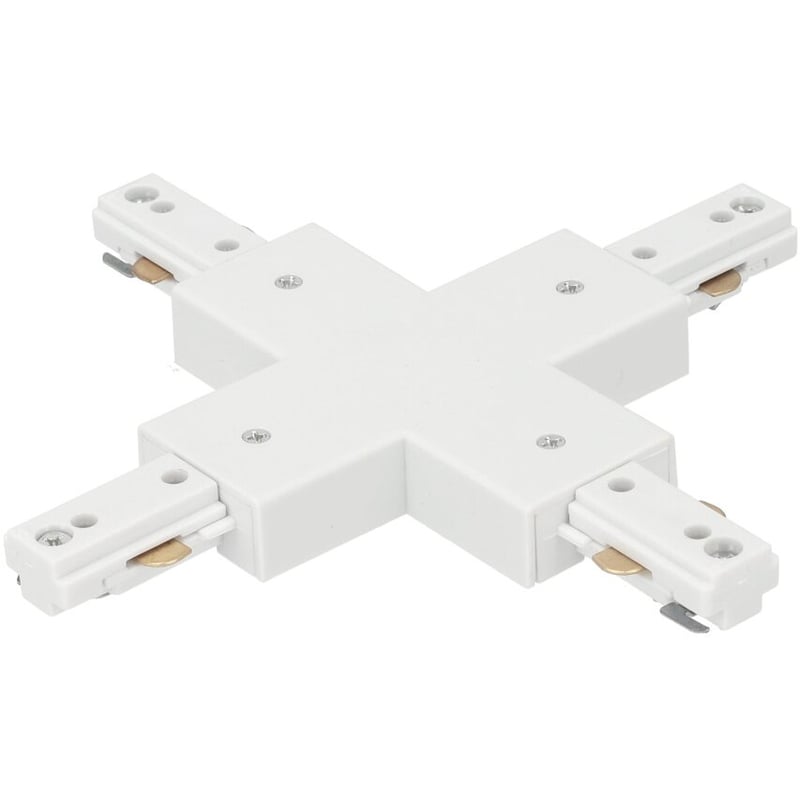Łącznik X do szyny Edo Meva Pro X Connector White, biały EDO SOLUTIONS