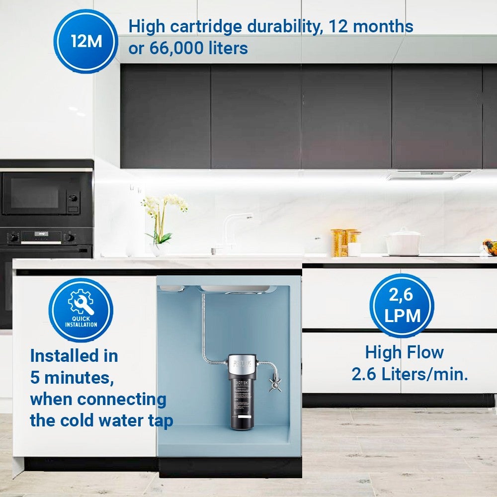 Système de filtration d'eau sous l'évier ROTEK - 4