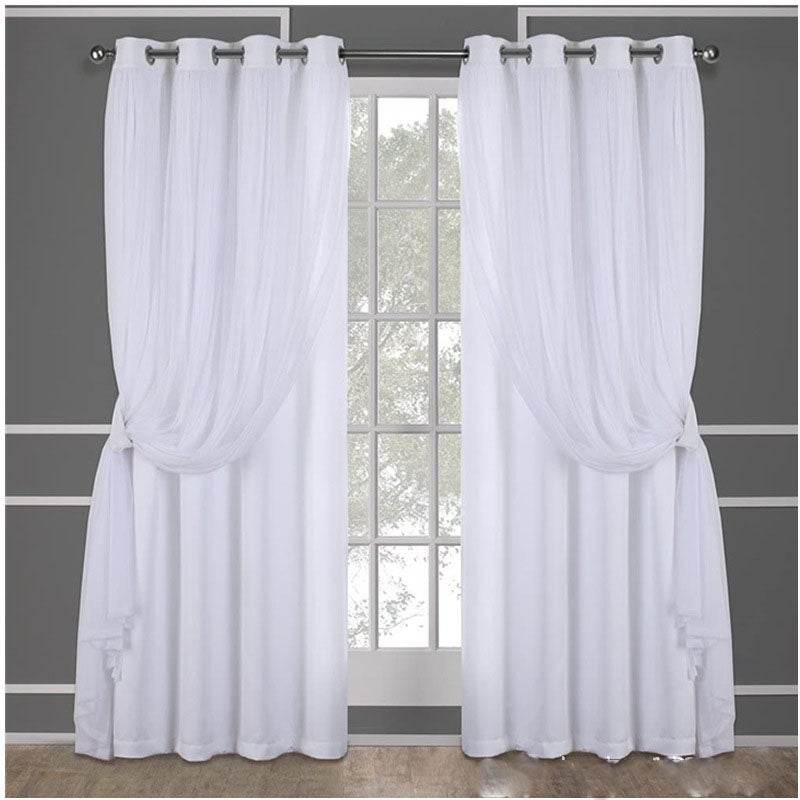 CozyRest Tende Oscuranti per Interni con Occhielli, Set di 2 Pannelli, per Soggiorno e Camera da Letto, Tende con Asole Modello Fiori di lillà 150 x 166 cm