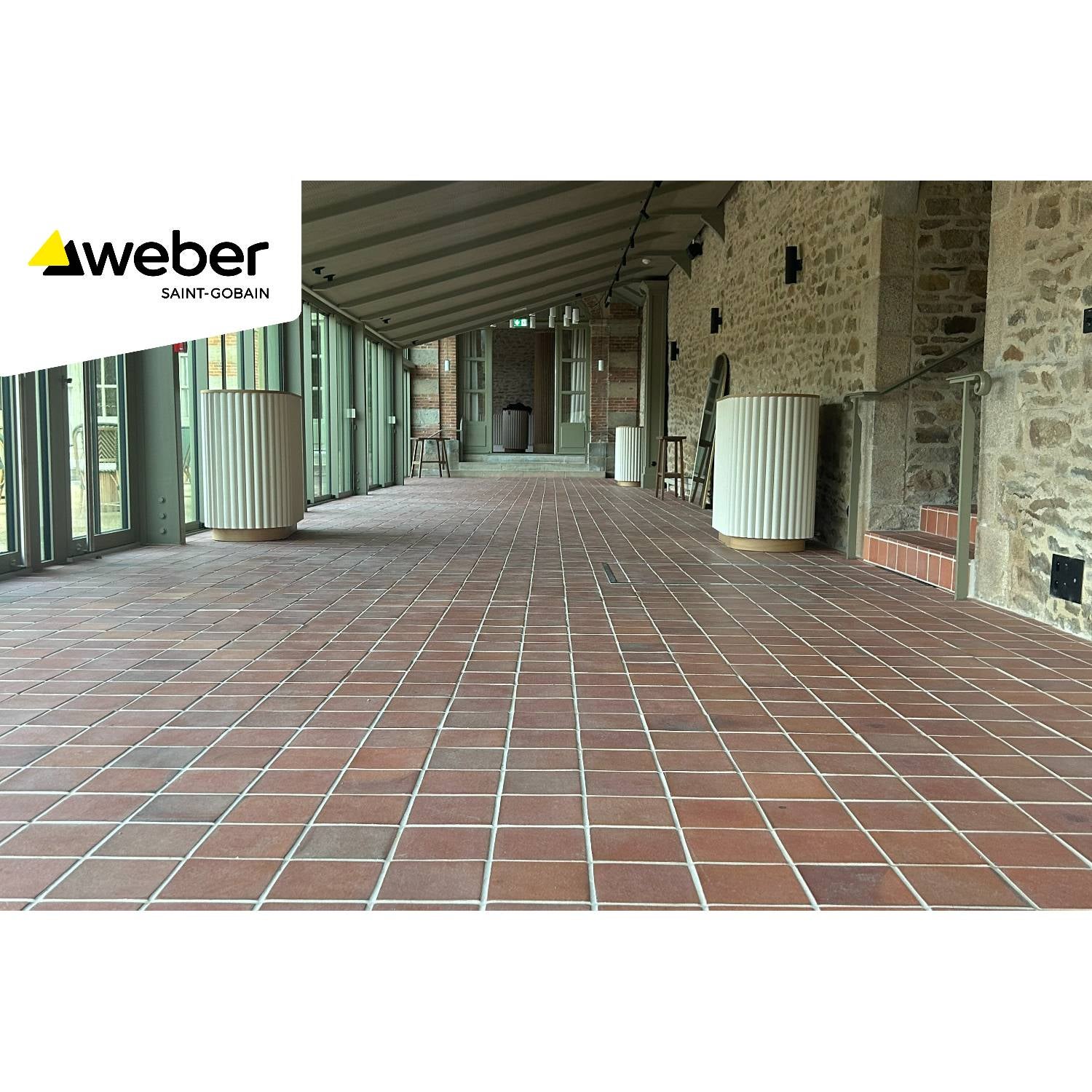 Weberjoint large gris perle 25 kg pour carrelage sol planchers chauffants - Weber - 2
