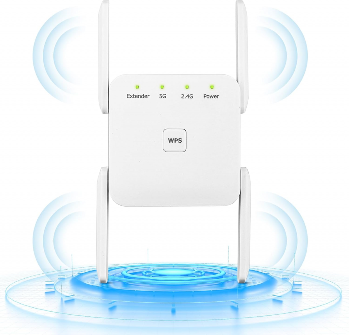 Ripetitore WiFi 300Mbps A 2.4GHz Con Porta Ethernet – Estendi Il Segnale Fino A 50 Metri, Facile Da Installare