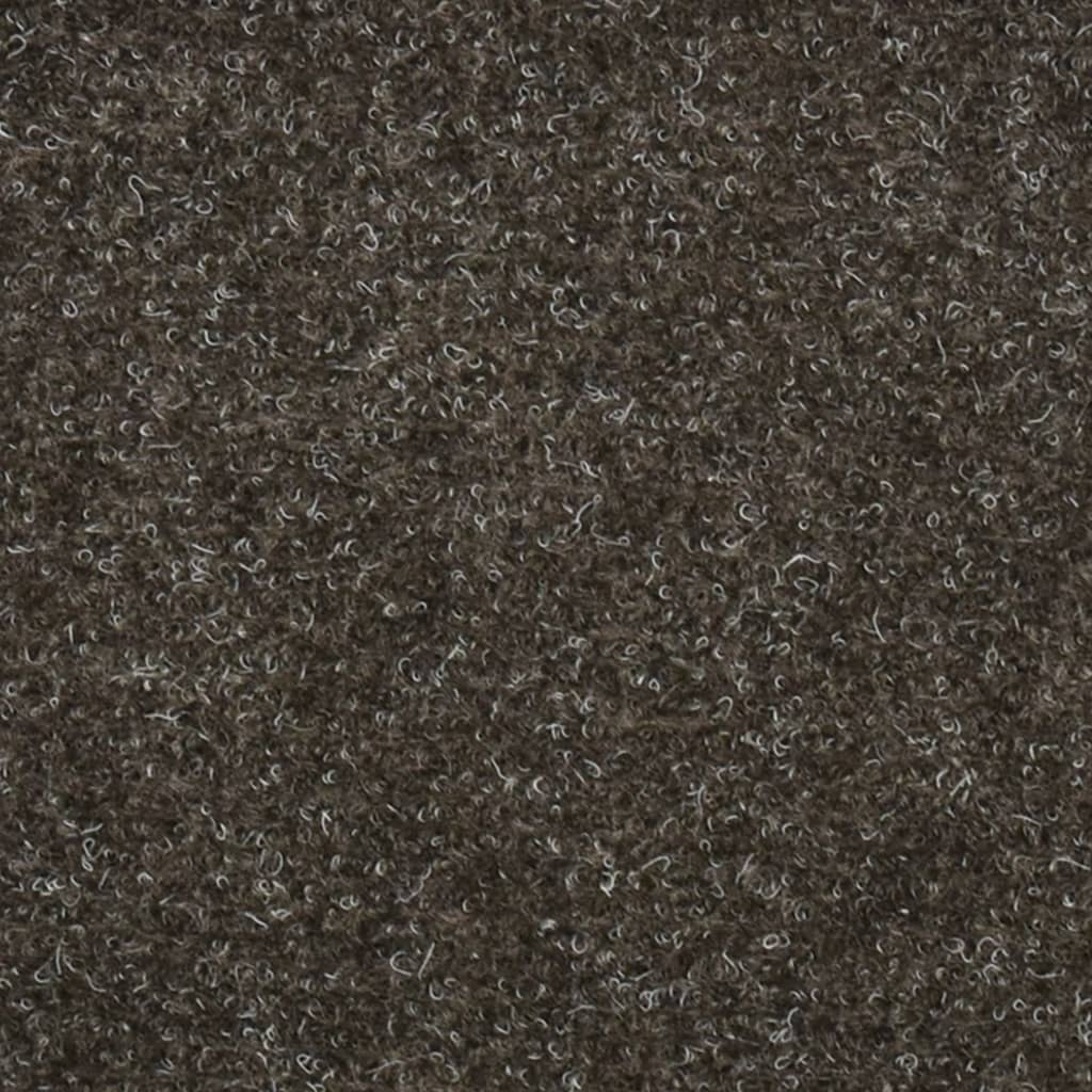 Maison Exclusive - Tappetini per scale autoadesivi 15 pz 65x21x4 cm Antracite Semicircolari Grandi - 7