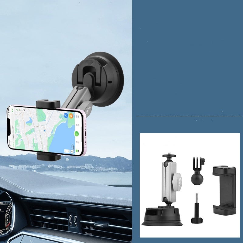 Supporto Ventosa Action Cam Fututech Supporto Ventosa Auto - Regolabile 360° Per Action Cam Dji Osmo