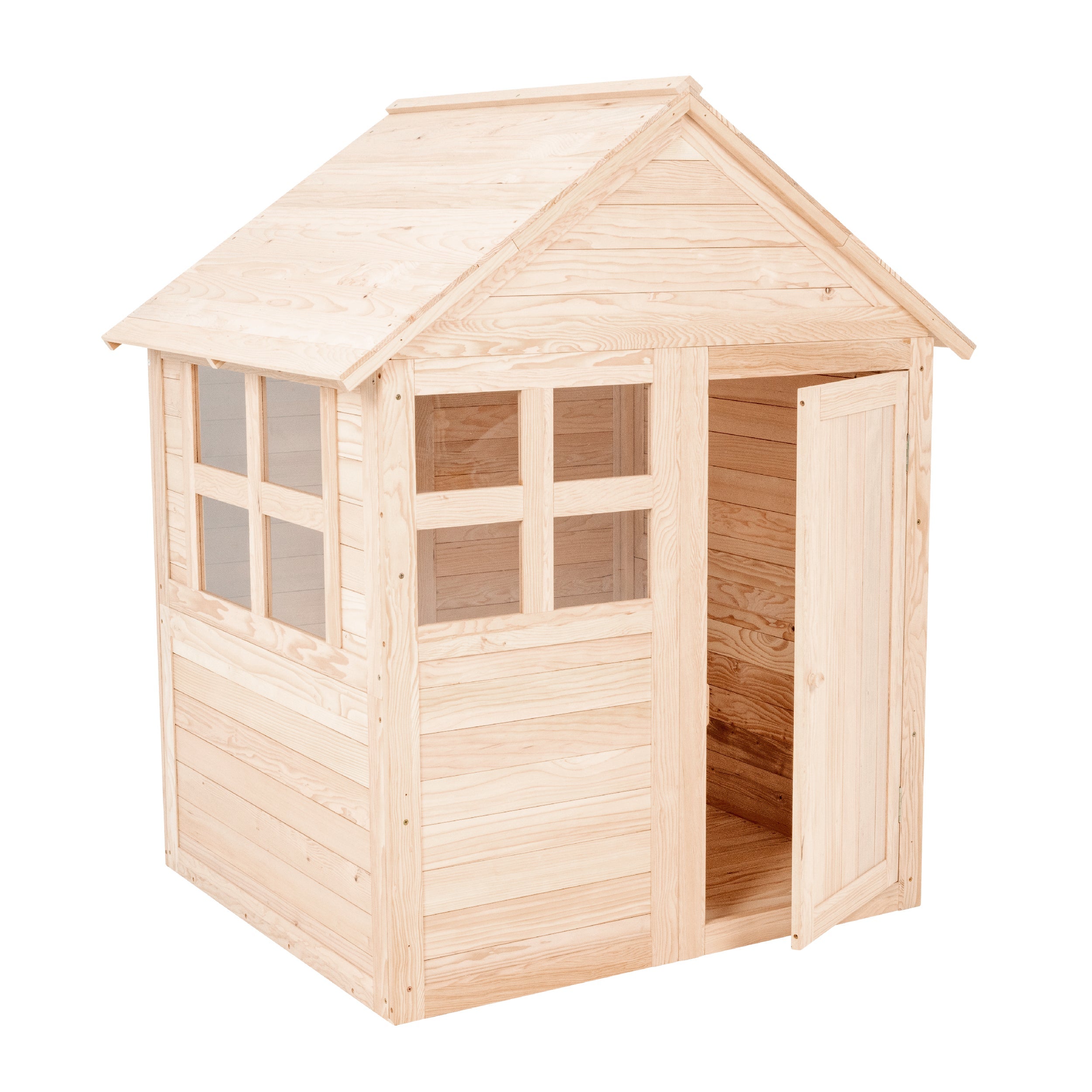 Maisonnette cabane enfant avec plancher BOUTON D'OR COTTAGE en bois FSC® - 3
