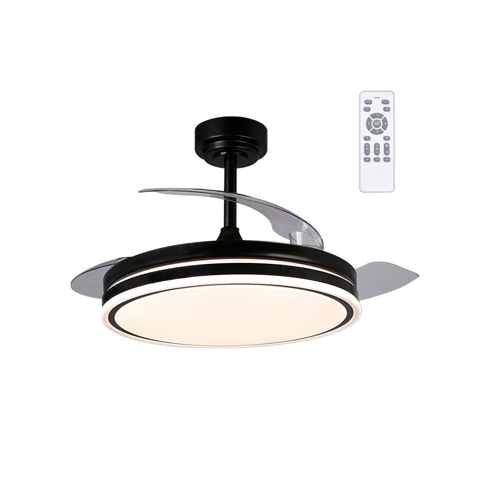 Wonderlamp Nestera Evo Ventilatore A Soffitto Con Pale Pieghevoli E Luce LED 72W – Bianco, CCT Regolabile, Telecomando E APP - 4