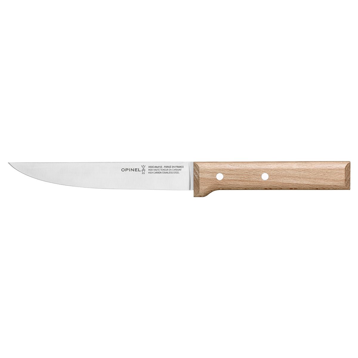 Nóż do krojenia Opinel Parallèle N°120 stalowa ostrze 16 cm drewniana rękojeść