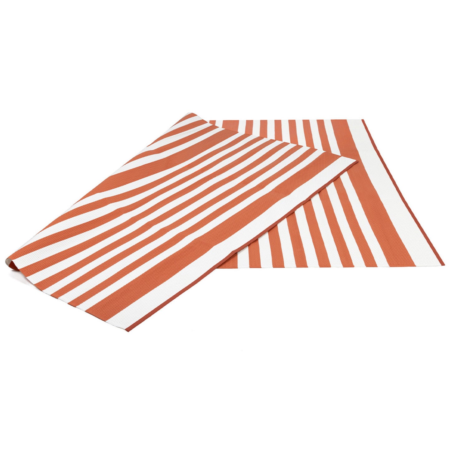 Tapis extérieur RAYURES terracotta 270 x 370 CM - 3