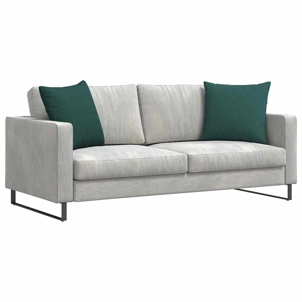 Coussins de canapé 2 pcs Vert foncé 50 x 50 cm tissu vidaXL - 4