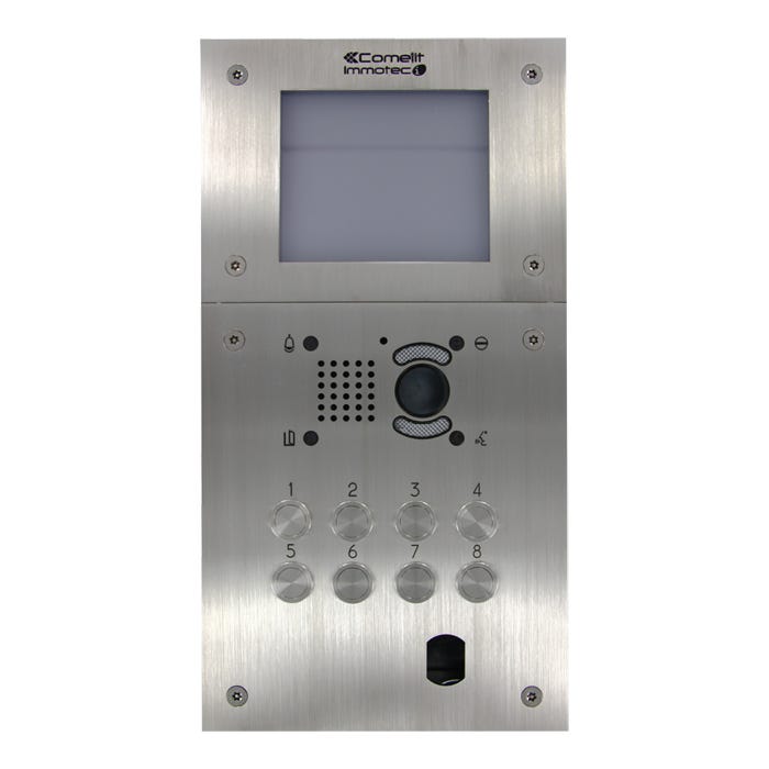 platine comelit immotec PIC3 inox sans electronique platine comelit immotec PIC3 inox sans electronique