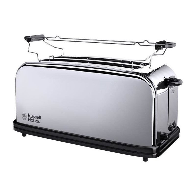 6 Niveaux Brunissage Grille-Pain Russell Hobbs Vintage Crème | 2 Tranches, 1300W | 6 Niveaux Cuisson | Fonction Décongélation | 21682-56 Toaster Fonctions Multiples