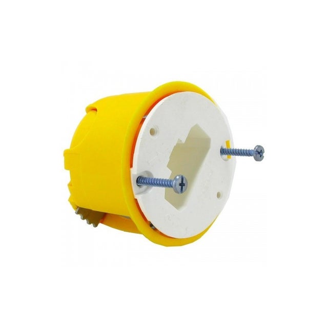 Boîte luminaire Batibox pour applique à bornes auto - cloison sèche profondeur 50 mm