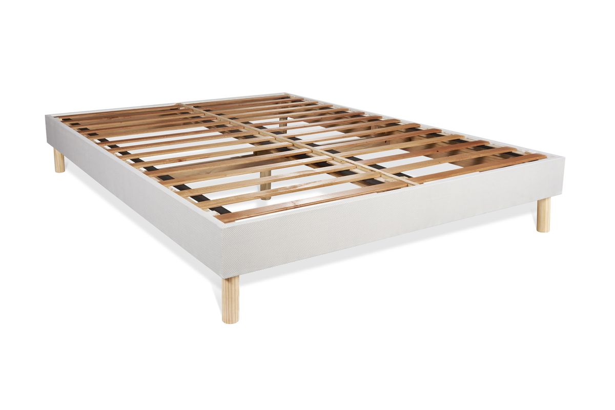 Pack Matelas Actilatex zen - Latex et mémoire de forme - Ep : 26cm - Sommier kit Blanc avec couette et 2 oreillers - 6