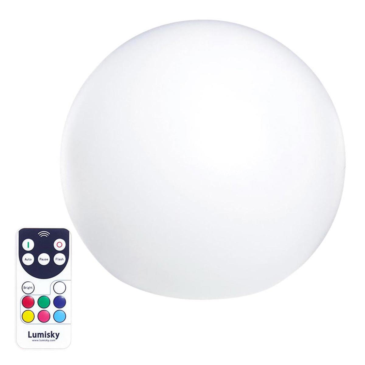 BOBBY RGB Bezprzewodowa kula świetlna D60CM