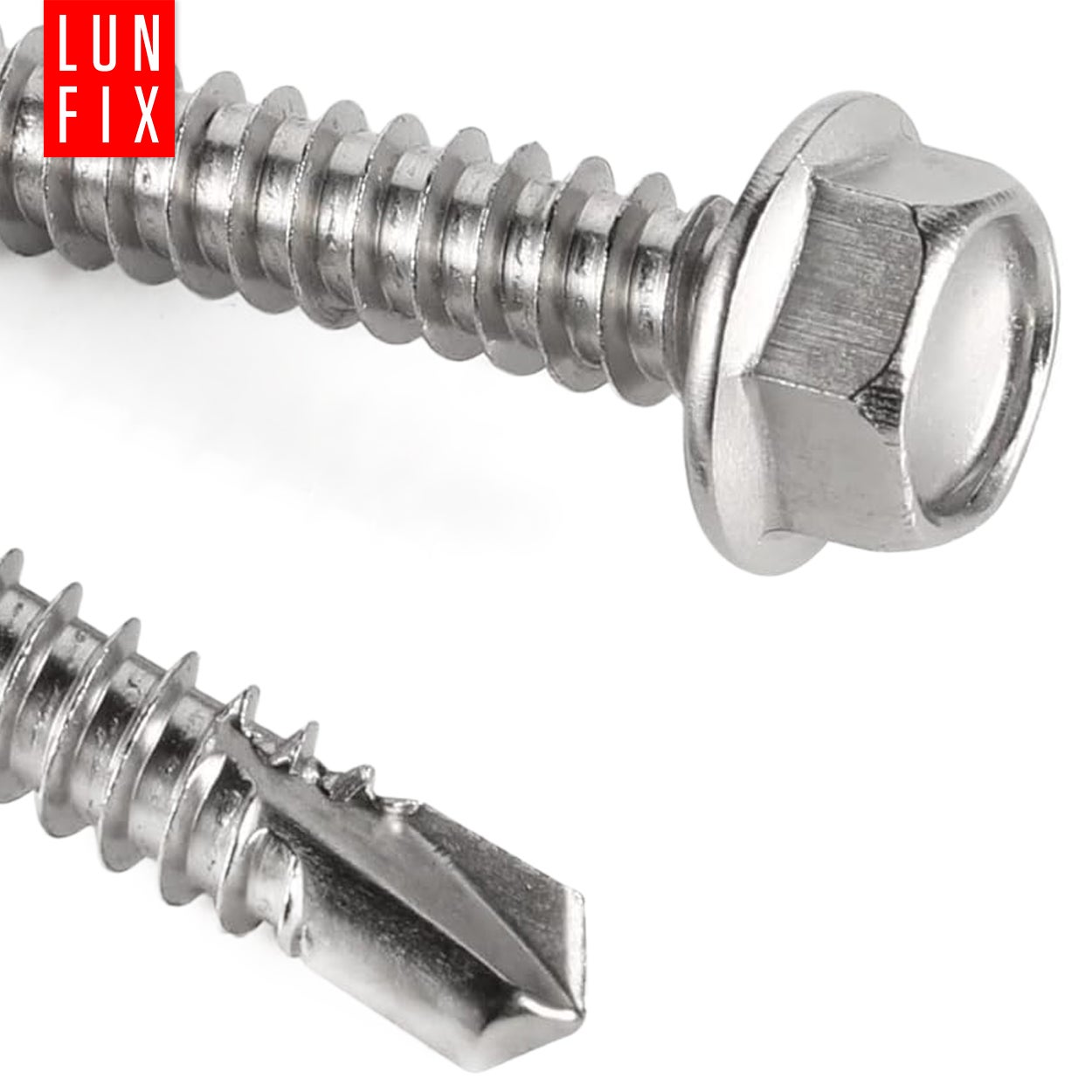 Wkręty do metalu samowiercące z łbem na klucz 5,5x45mm 250szt. - 4
