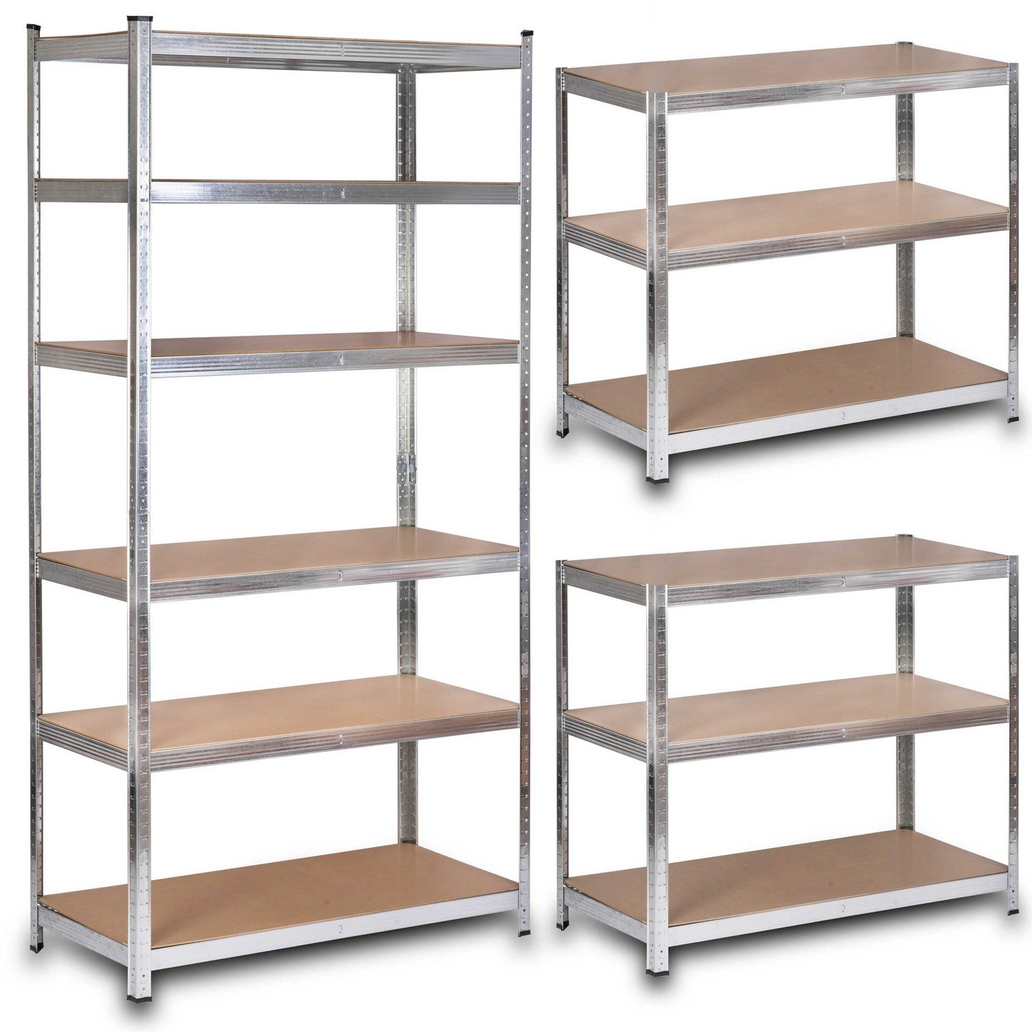 Regał magazynowy metalowy garażowy 222x110x50cm HR-815 Humberg