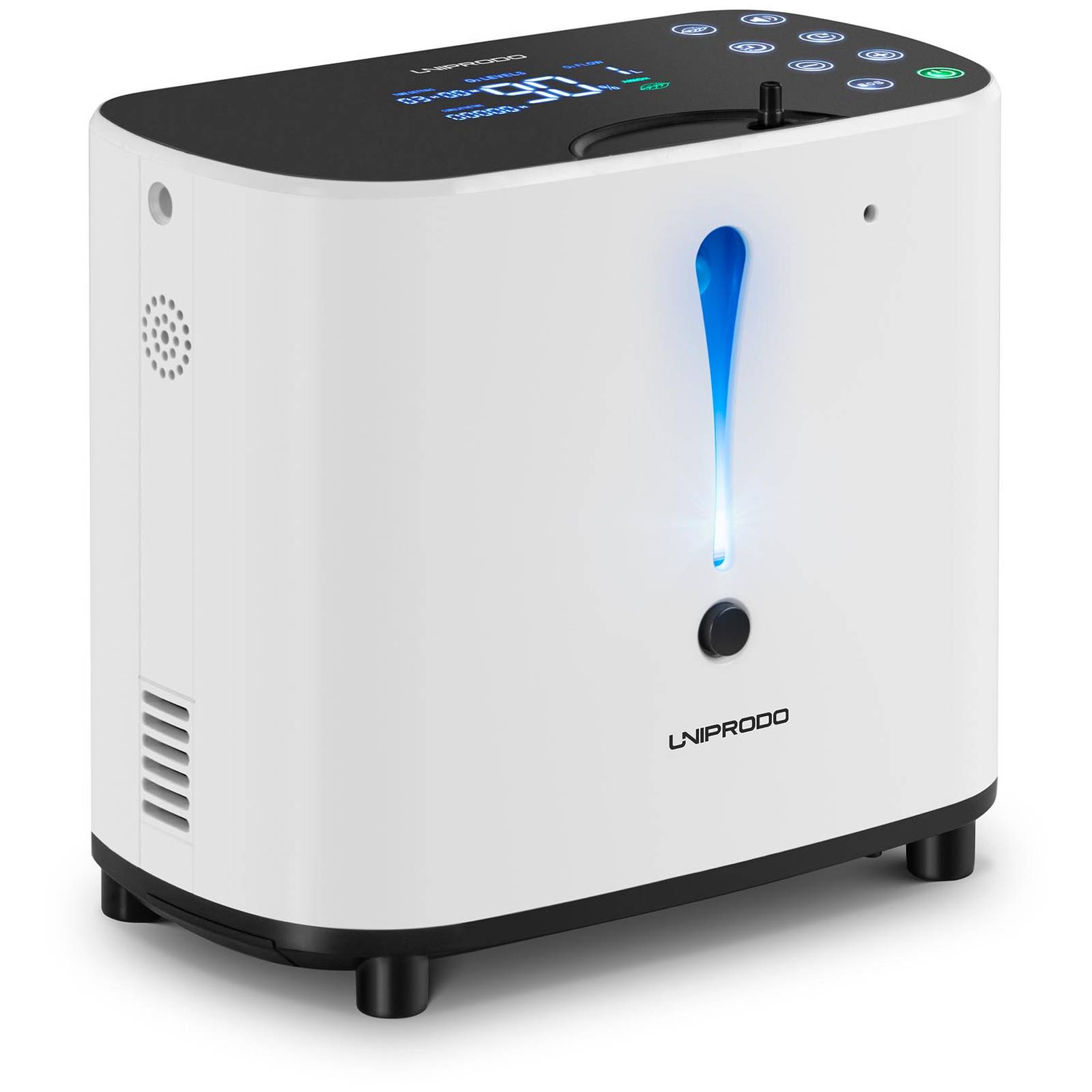 Concentratore Di Ossigeno Portatile LoJax – 1L/min Con Batteria, Generatore Per Auto E Casa, Silenzioso (45 DB), Con Nebulizzatore E Adattatore Auto