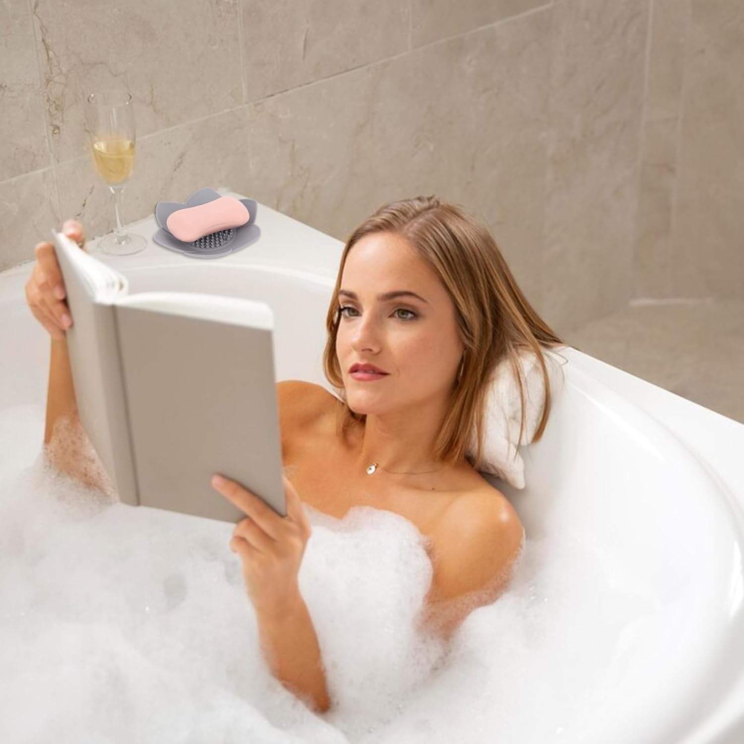 Porte-Savons Lotus Silicone - Lot De 2 - Antidérapant, Drainant - Pour Salle De Bain