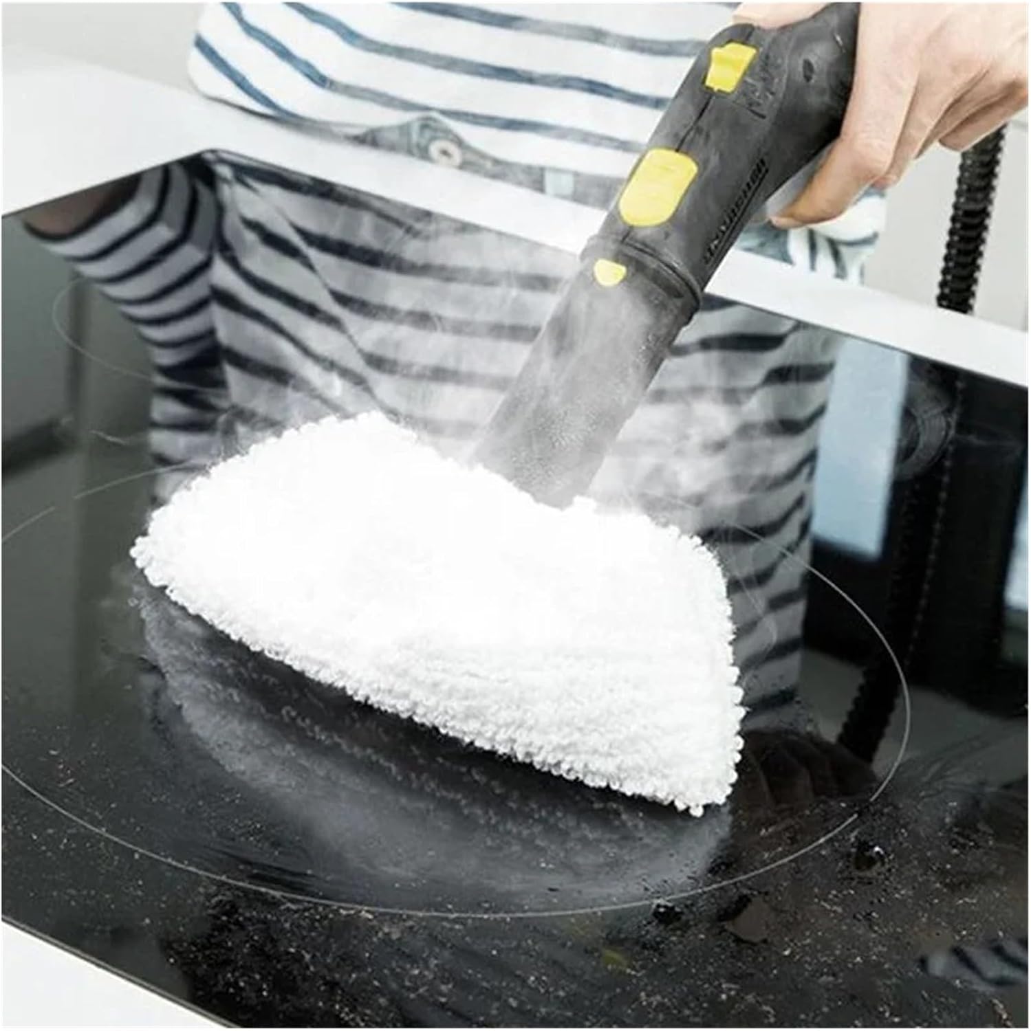 Akcesoria do odkurzacza parowego - ściereczka z mikrofibry - kompatybilna z Karcher Easyfix SC2 SC3 SC4 SC5 - 5