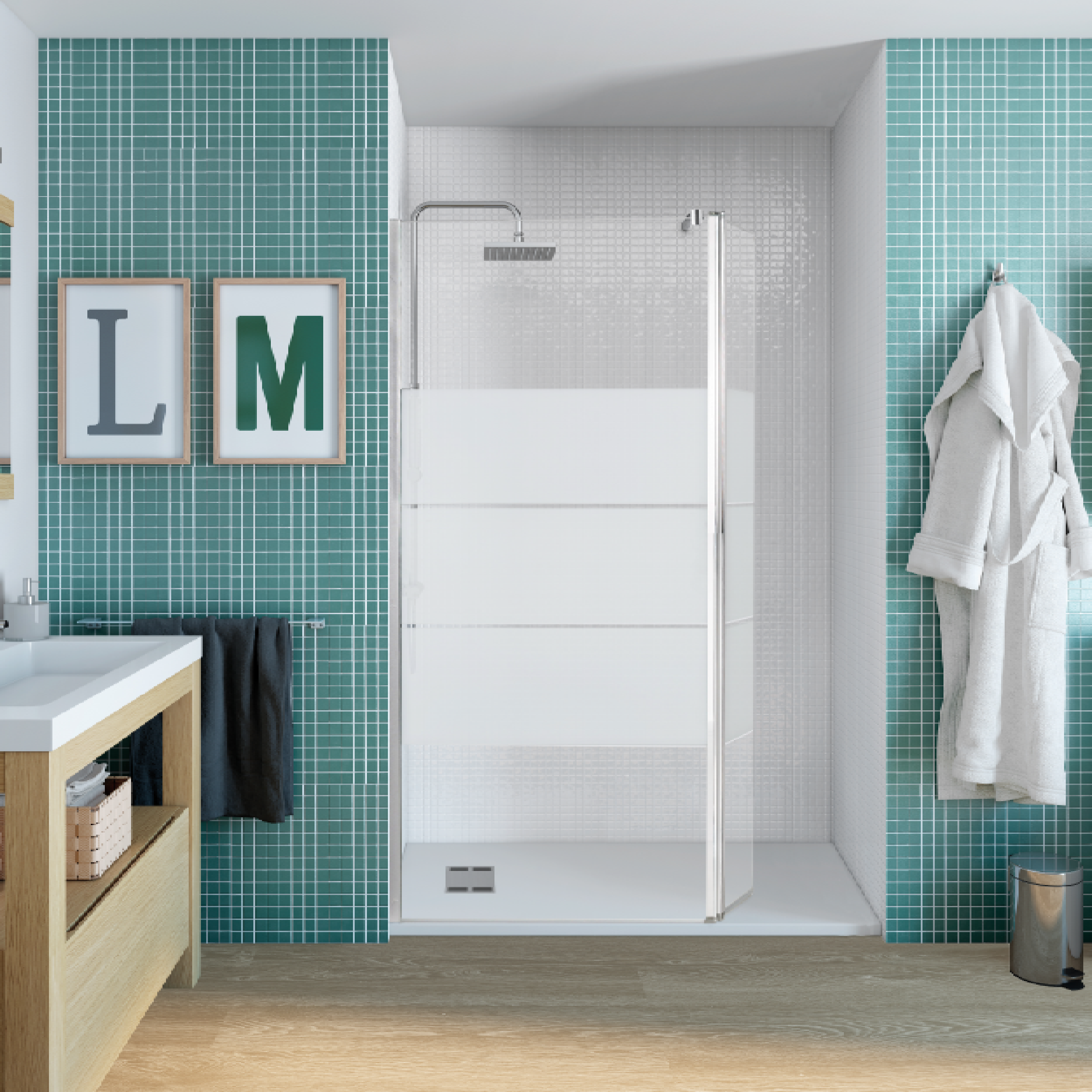 SENSEA Paroi de douche à l