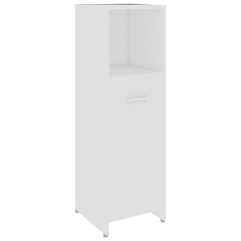 vidaXL Armadio da Bagno Bianco 30x30x95 cm in Legno Multistrato - 2