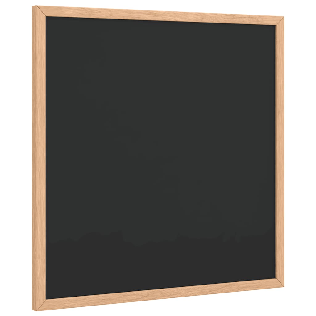 Tableau Pin Tableau noir avec cadre en bois de pin massif noir 40x40 cm - COMFORTXL ...