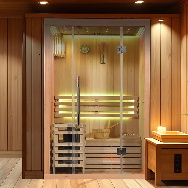 Sauna finlandais Vapeur V12 (1 à 2 places) - 133 x 102 x H.202
