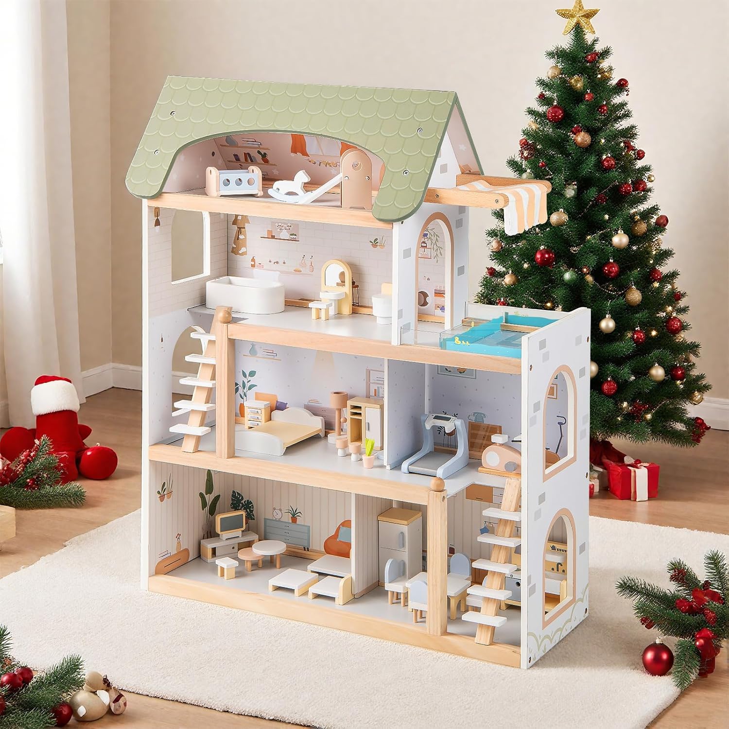 Gabby's Dollhouse, Playset casa delle bambole di Gabby, set con luci e suoni, giochi per bambini dai 3 anni in su - Giochi e Prodotti per l'Età Evolutiva