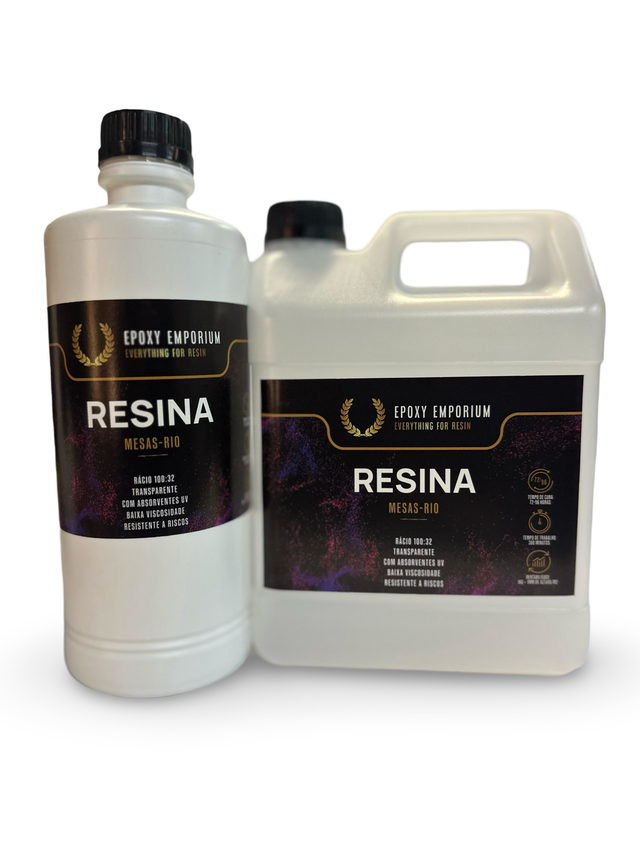 Resina Epóxi para Mesas-Rio - 2 kg
