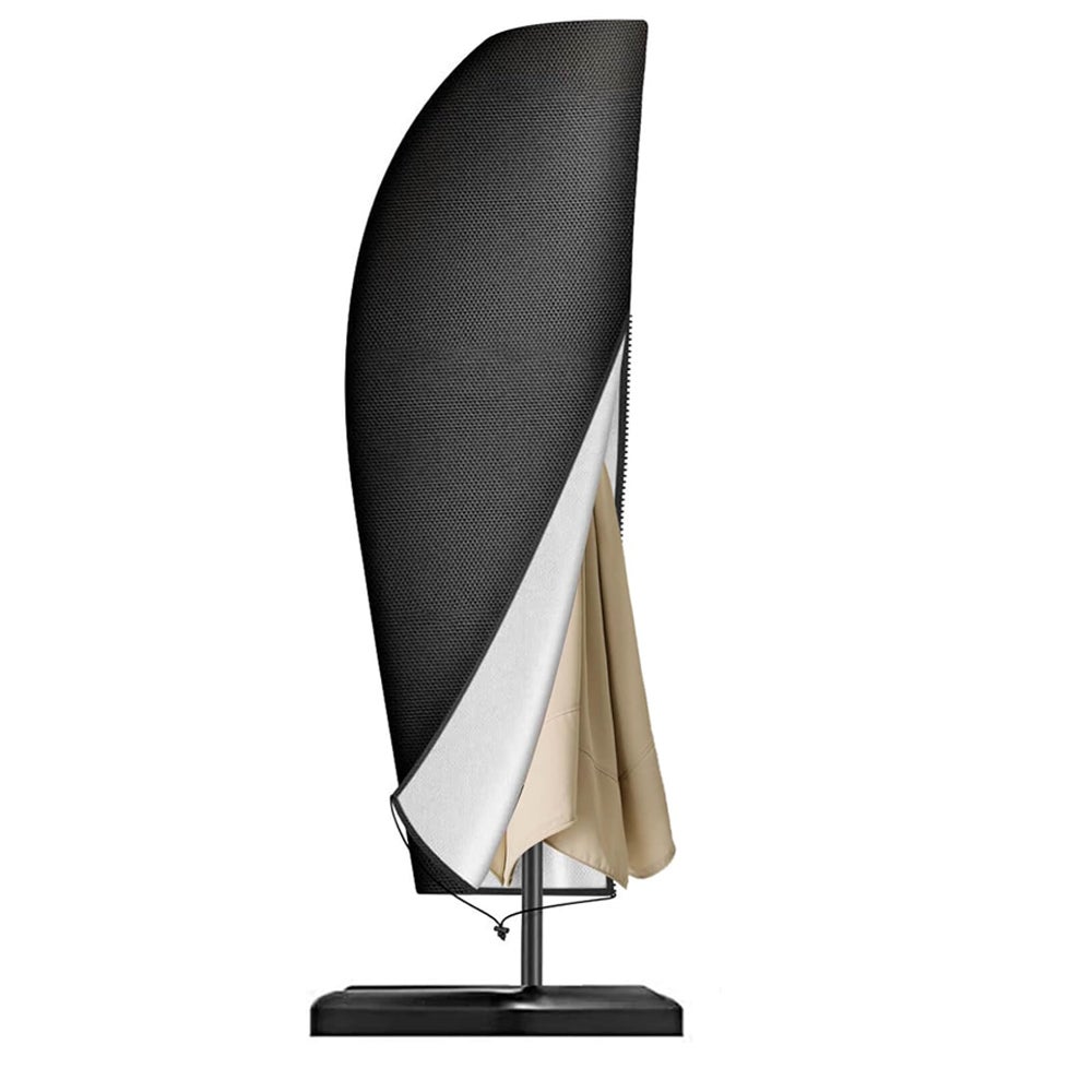 Pokrowiec na parasol Cantilever, pokrowiec ochronny z tkaniny Oxford, wiatroodporny, odporny na promieniowanie UV, odporny na rozdarcia (265 x 40/70/
