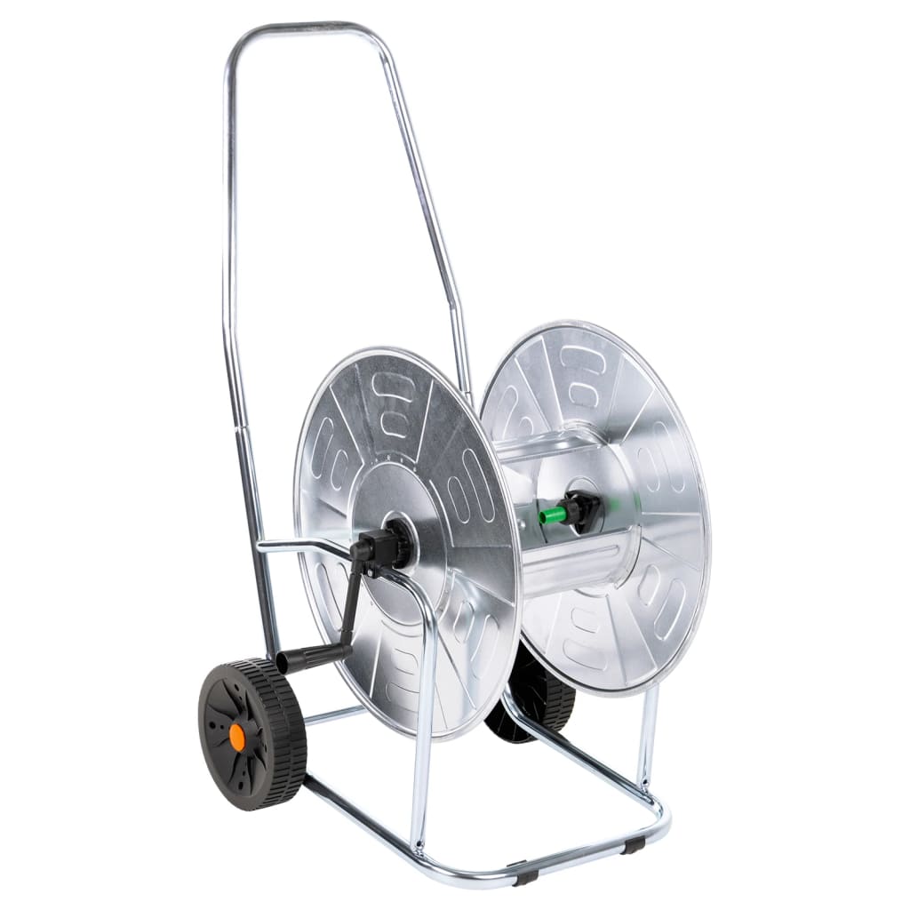 Chariot D enrouleur Pour Tuyau De 80 M 3 4 Acier Leroy Merlin