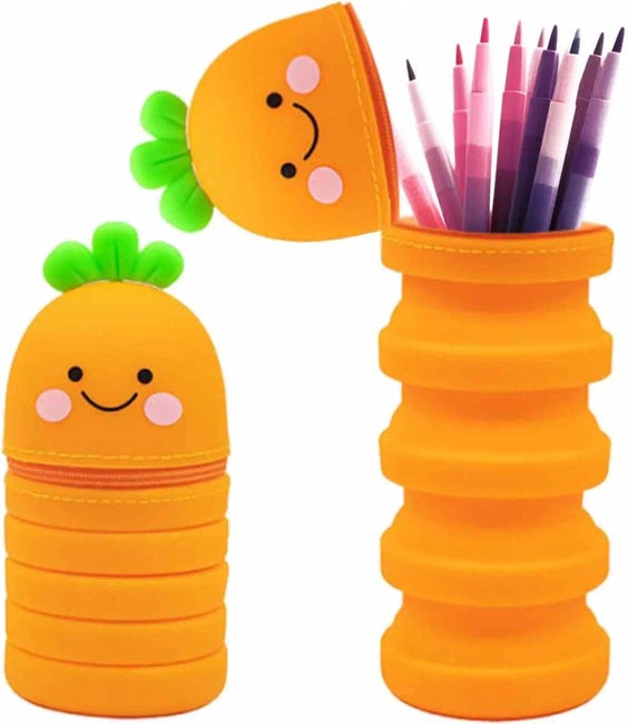 Astuccio 2 In 1 In Silicone Morbido, Ideale Per Riporre Matite E Penne Chiusura Con Cerniera Altezza 185 Cm 90839708 Astuccio 2 In 1 In Silicone Morbido, Ideale Per Riporre Matite E Penne Chiusura Con Cerniera Altezza 185 Cm 90839708