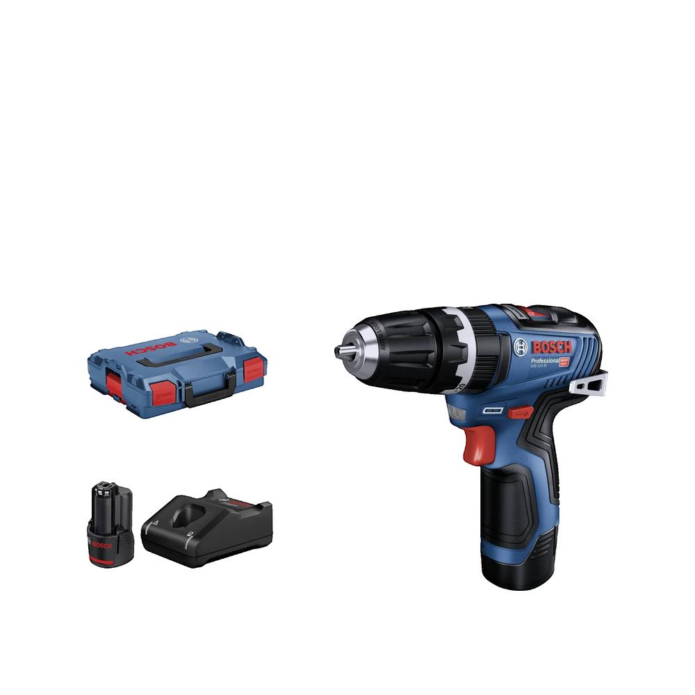 Wiertarko-wkrętarka udarowa bezprzewodowa Bosch GSB 12V-35 Silnik bezszczotkowy i Akumulator 3,0 Ah