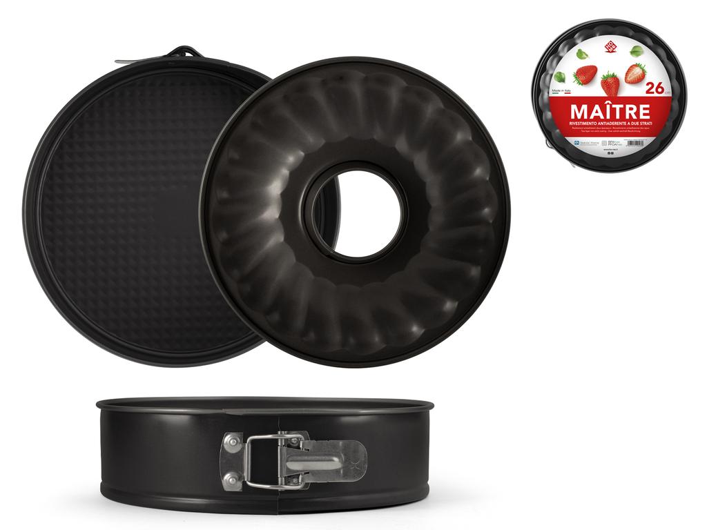 Moule à Savarin "signature" 25cm Noir - Moule à Gâteau - Pâtisserie