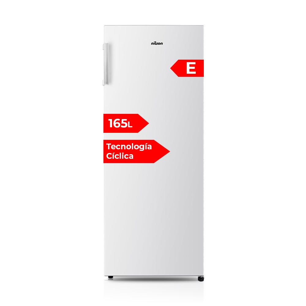 Congelador Vertical Nilson NCV145500E 165L Eficiencia E - Imagen 2