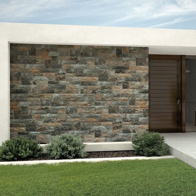 Carrelage Parement Maestrat Nature 32 X 89 Cm Effet Pierre