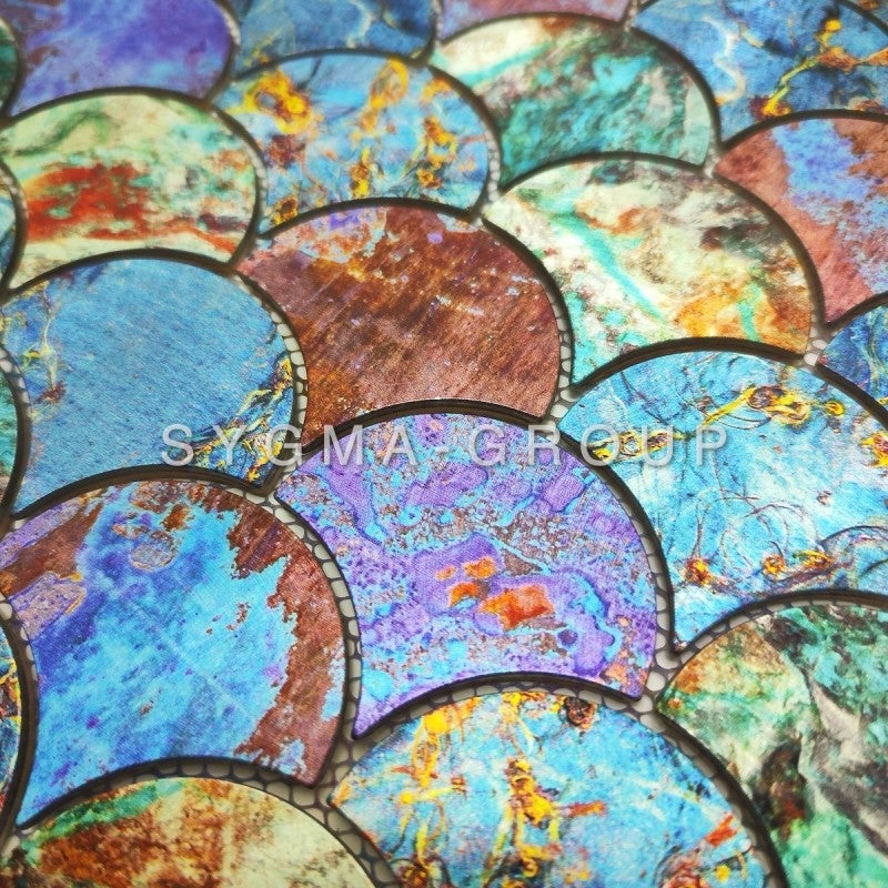 Mosaique noir emaux de verre 23 cm au M² Achat mosaique salle de bain mur et sol