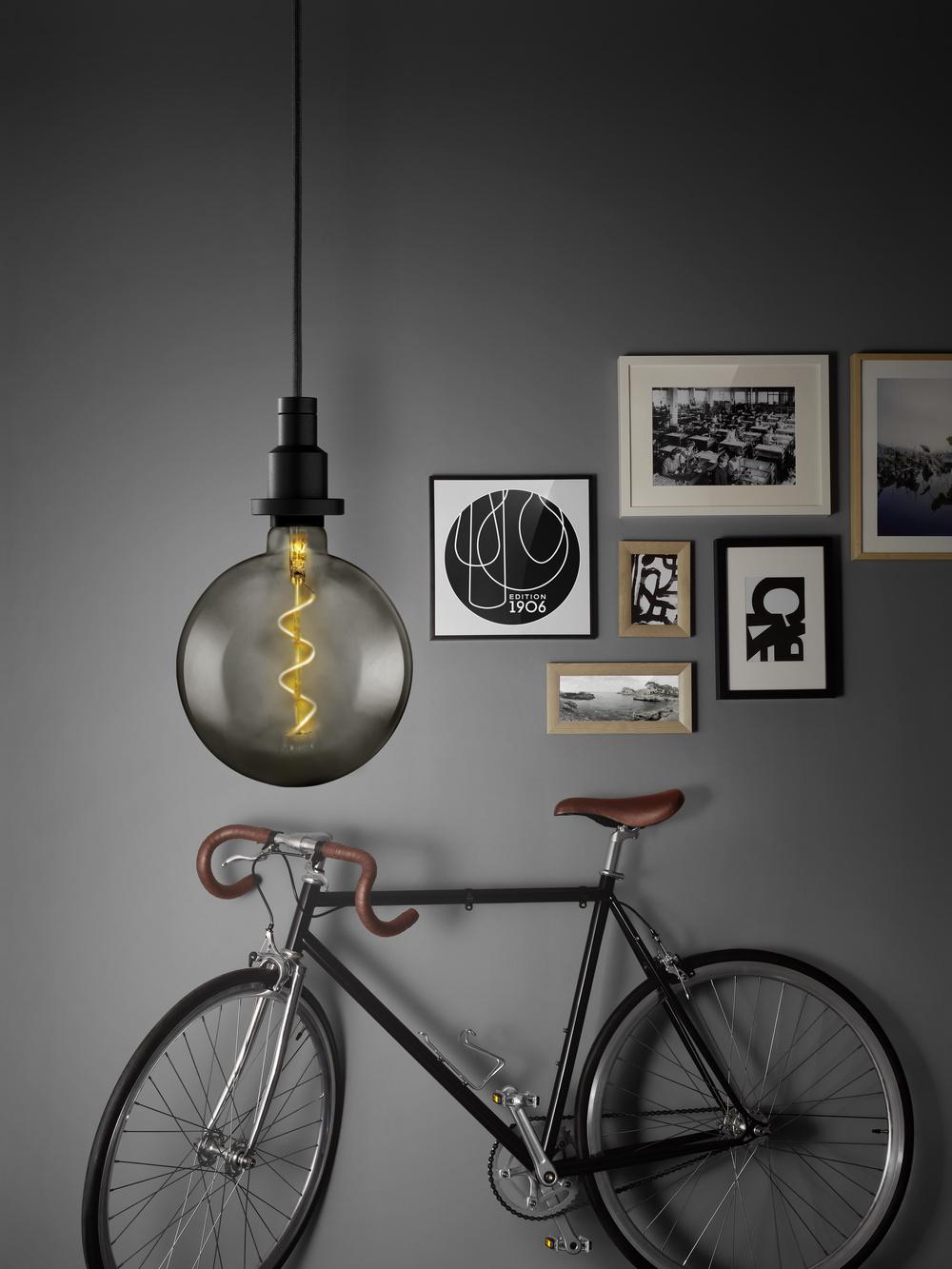Ampoule LED éd.1906 200 mm clair fil spiralé fumé 5W12 E27 OSRAM - 5
