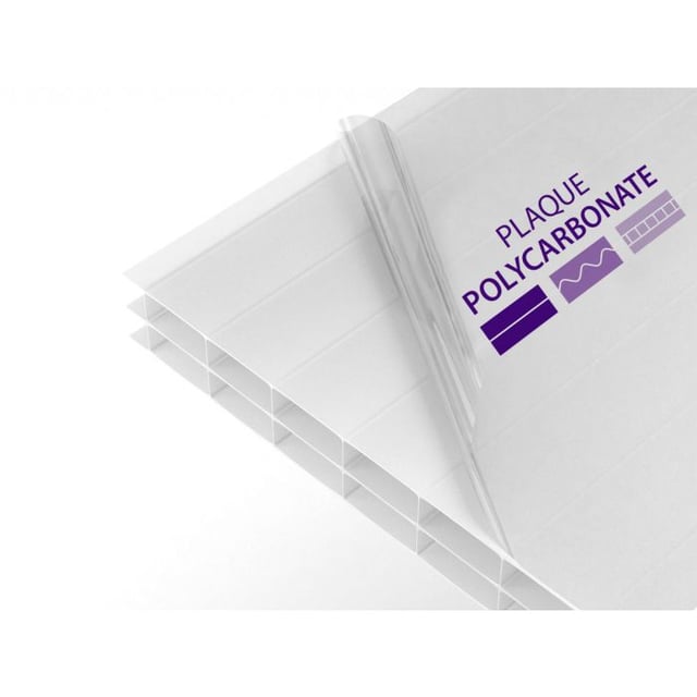 Polycarbonate Alvéolaire 16mm Opale 980x3500