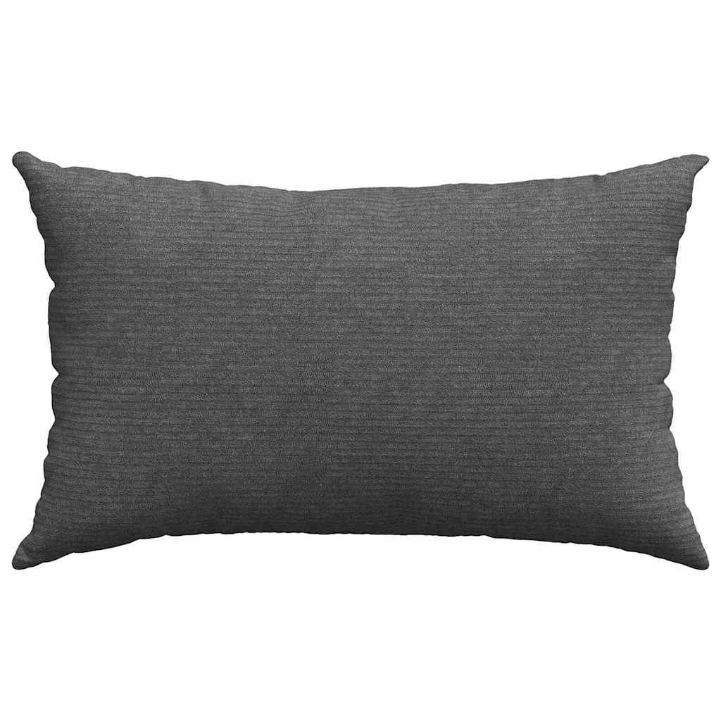 Coussins de canapé 2 pcs Gris foncé 50 x 30 cm vidaXL - 6