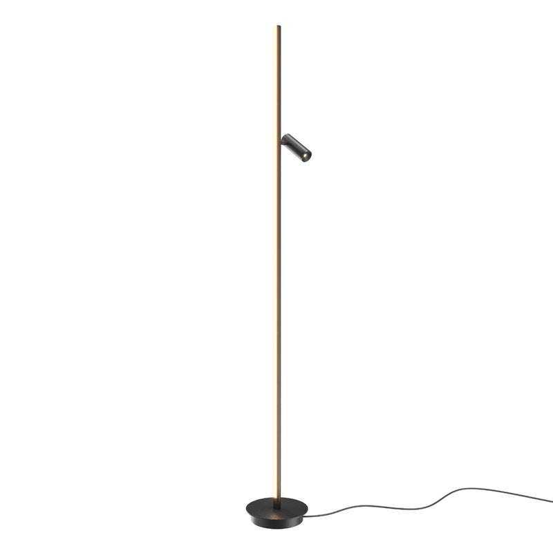 Lampa stojąca LED THIN 14W 3000KK 800lm aluminium czarna wym:155x20x20cm reflektorek na sticku świetlnym Maytoni
