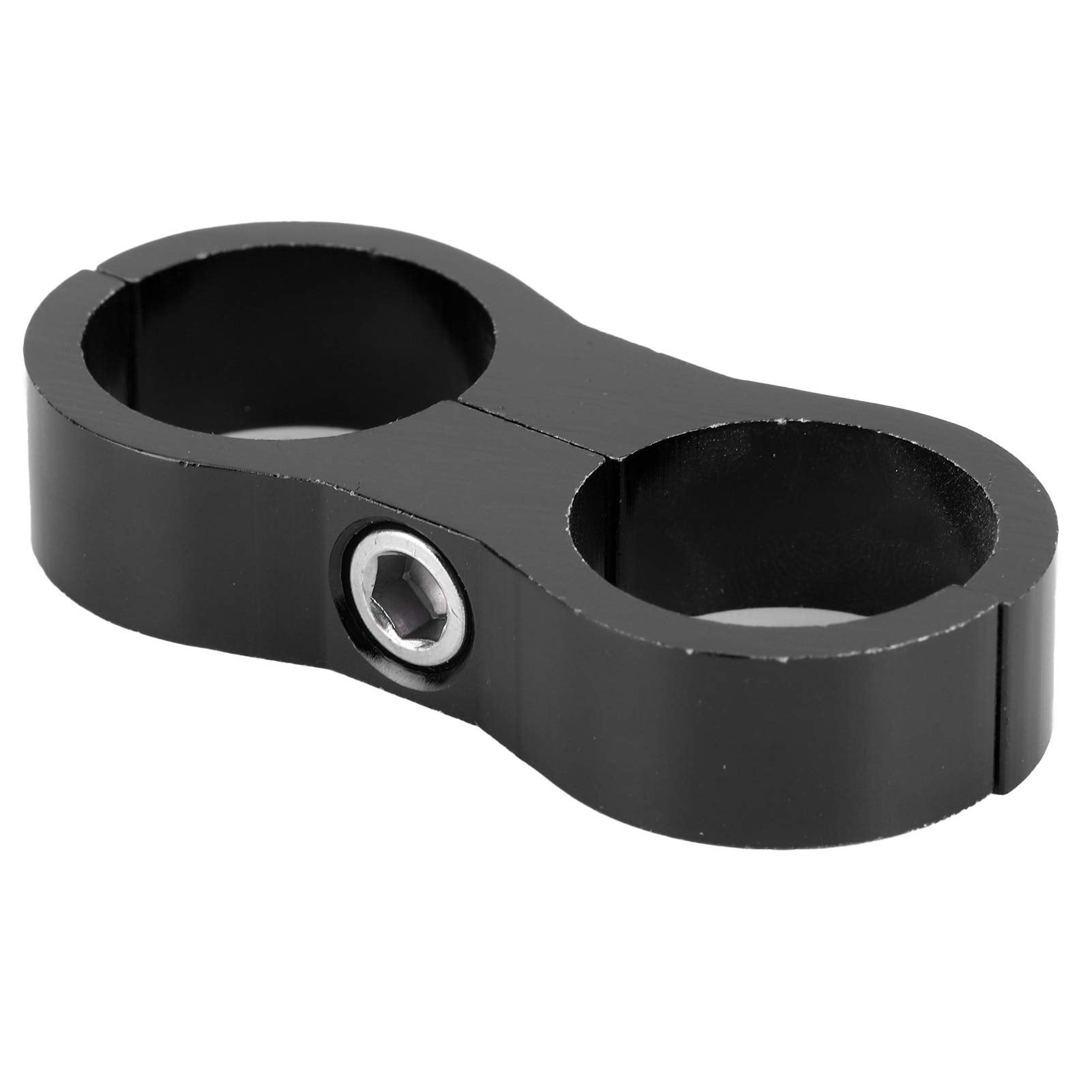 BokWin 6 morsetti separatori per tubi da 12 AN, morsetto di montaggio per tubo carburante 3/4, adattatore in alluminio adatto per linea dell'olio, linea del freno, tubo dell'acqua e linea del gas