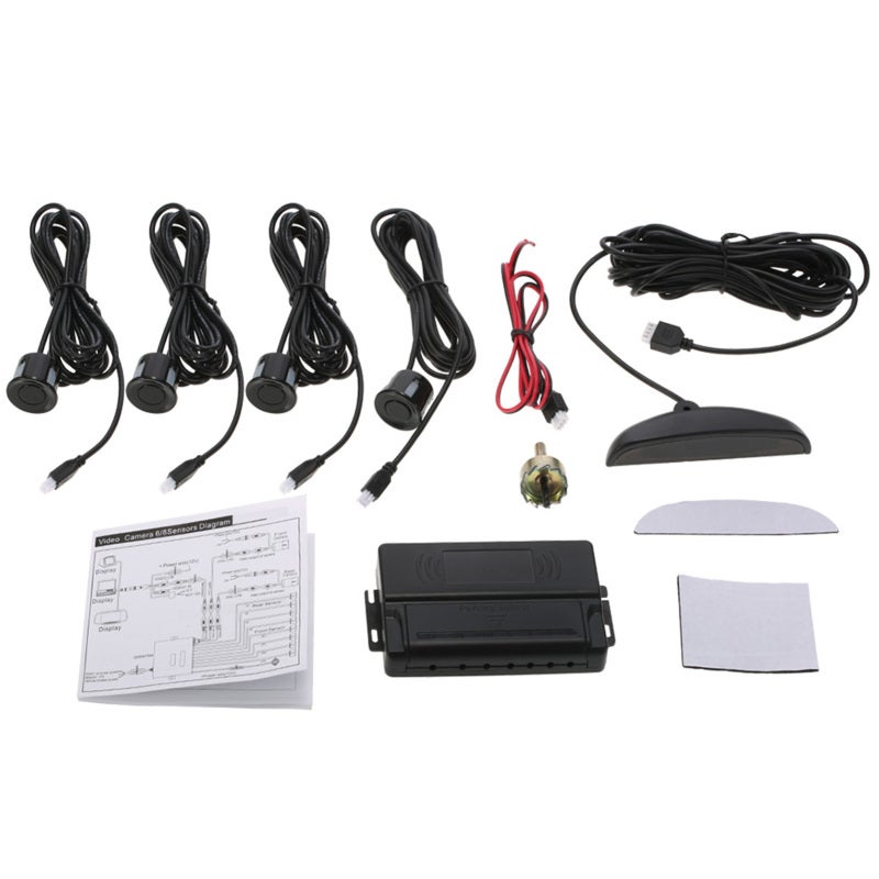 Kit Radar de Stationnement 4 Capteurs Voiture, Système de Recul avec — free download